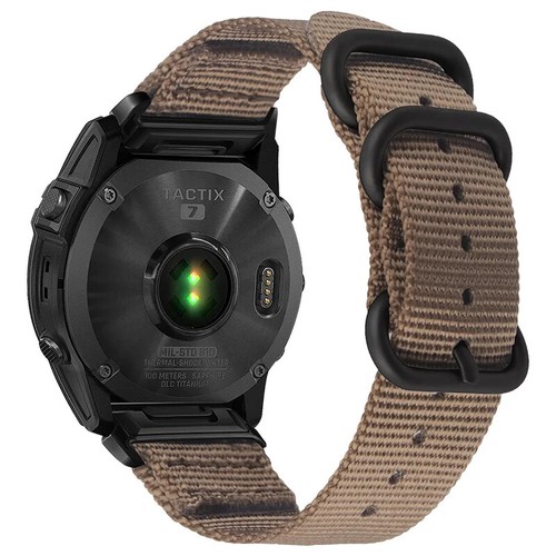 Nylon Armband Uhrenarmband für Garmin Tactix Fenix 7X 7 7S 6S 6X 6 Pro 5S 5 5X Plus - Bild 6 von 33