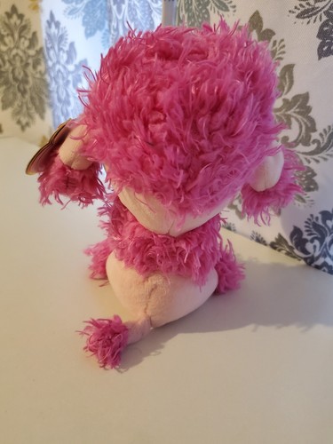 Ty Beanie Boo 6" Patsy Pink Poodle Plush Stuffed Animal - Picture 3 of 4