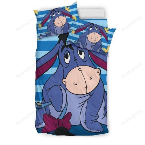 3D Eeyore Winnie The Pooh Disney Quilt Bettbezug Set weiche Doona Abdeckung