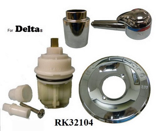 For Delta Shower Rebuild Kit w/ Metal Handle - Picture 1 of 1