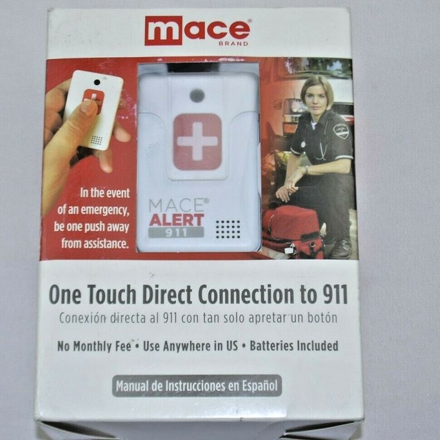 Mace Brand Alert 911 One Touch Direct Connection Emergency Device w/ 2