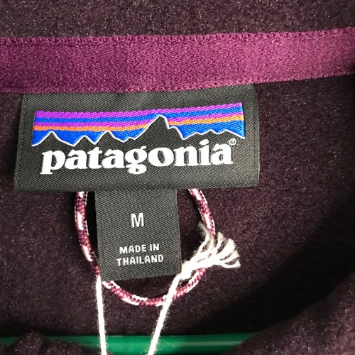 Patagonia Womens Microdini 1/2 Zip Fleece Pullover Sz Medium Purple Pocket New - Picture 7 of 9