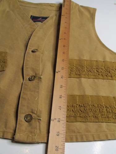 NWOT Vintage RED HEAD Khaki Vest Men Size Large Hunting Fishing Shooting Canvas - Picture 10 of 11