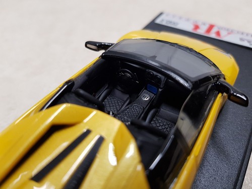 MR Collection 1/43 Lamborghini Murcielago Roadster LP640 jaune métal no bbr - Foto 5 di 9