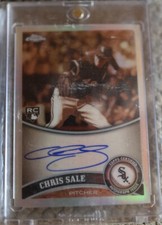 Chris Sale 2011 Topps Chrome Sepia Rookie Auto /99