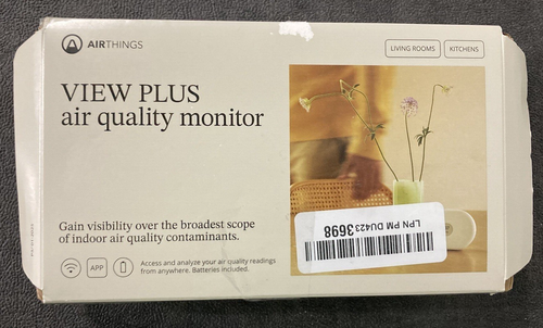 Airthings View Plus - Battery Powered Radon & Air Quality Monitor