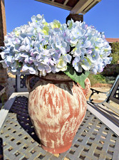 Hortensie Kunstblumen Seidenblumen Blume Shabby Chic blau