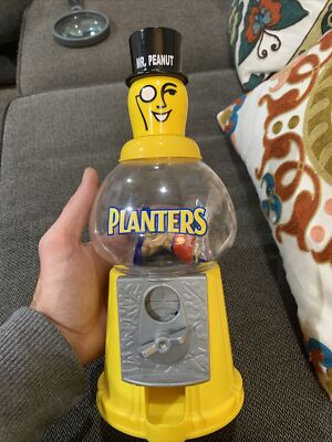 Planter s Mr Peanut bubble gum machine 12 Inches Tall