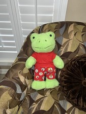 Build A Bear Grinch Outfit With Green Jolly Jumps Frog Christmas