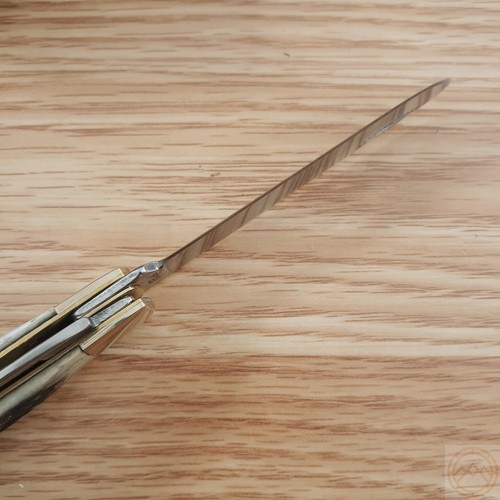 Frost Cutlery Trapper 20th Annversary Pocket Knife Stainless Blades Pick-Bone - Picture 10 of 12