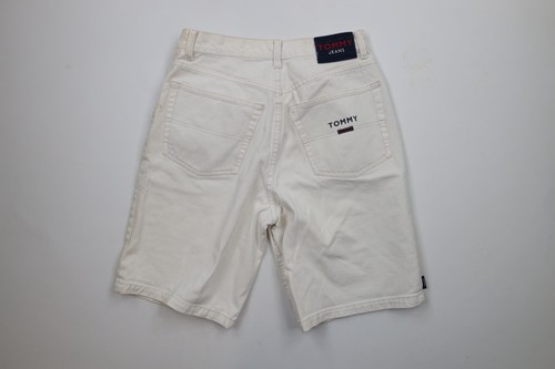 Short en jean vintage années 90 Tommy Hilfiger homme 30 vieilli en ligne baggy denim blanc