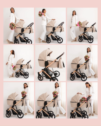 Babywagen Bebetto Flavio Premium Class Stella Reisesystem 2in1 3in1 4in1 - Video 1 von 1