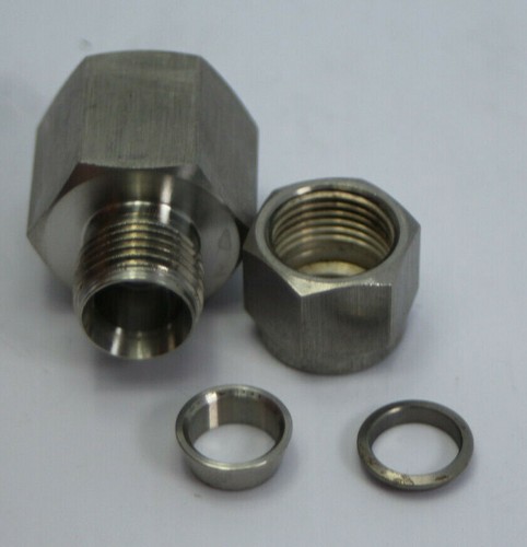 Ham-Let 766LSS3/8 Female Stainless Steel Connector 3/8" FNPT x 3/8" Tube New - Picture 4 of 12