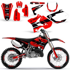 Yamaha-YZ125-YZ250-Graphic-Kit-Dirt-bike-YZ-125-250-Deco-2002-2014-HURRICANE-RED