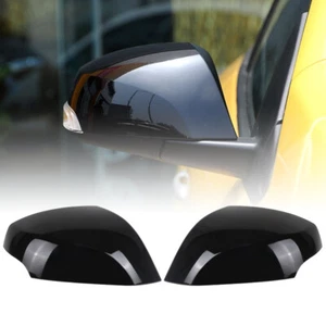 Left/Right Door Wing Mirror Cover Glossy Black For Renault Megane MK3 2008-2015