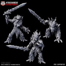 x3 Wood Elf Treeman Brutes - Kyoushuneko Miniatures Wood Elf Army Treeman Ents