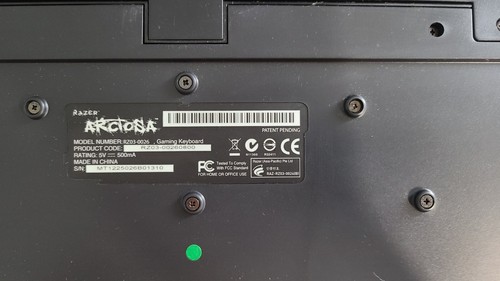 RAZER ARCTOSA GAMING KEYBOARD BLACK WIRED RZ03-0026 - Picture 3 of 3