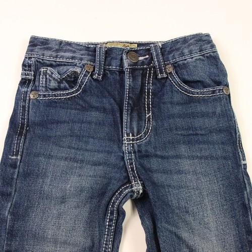 Wrangler 20X Boys Jeans Size 5 Slim Bootcut Adjustable Waist 21x19 - Picture 2 of 10
