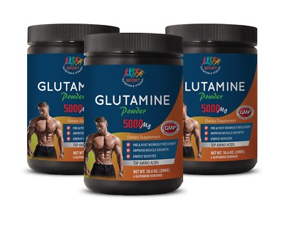 glutamine bcaa - GLUTAMINE POWDER 5000mg - micronized for fast absorption 3B