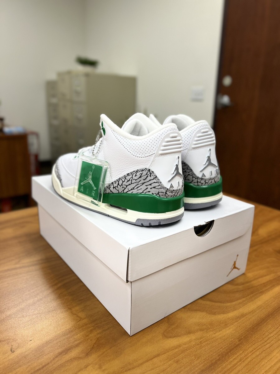 Nike Air Jordan 3 Lucky Green - Size 9.5W / 8M #CK9246-136