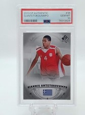 2013 SP Authentic Giannis Antetokounmpo Rookie Card 36 Graded PSA 10 GEM MINT!