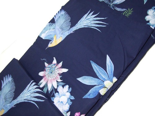 Funda nórdica Williams Sonoma Home algodón lluvioso paraíso pájaro estampado reina completa - Imagen 4 de 6