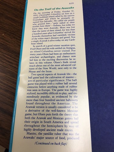 Civilization of the American Indian: On the Trail of the Arawaks by Fred Olsen - Picture 8 of 9