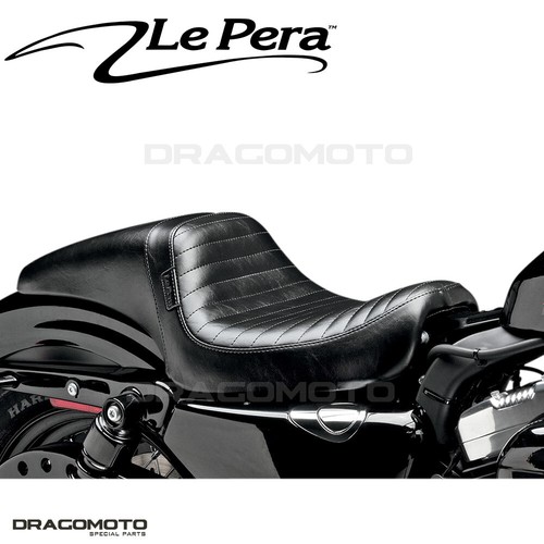 Harley XL 883 C Sportster Custom 2004-2010 LE-PERA Sella DAYTONA LK-542PT - Picture 1 of 3