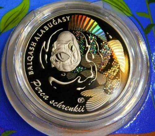 Kazajstán 2023 - 200 tenge - perca balkhash - como nueva bu - or. TARJETA DE MONEDA / BLISTER - Imagen 3 de 6