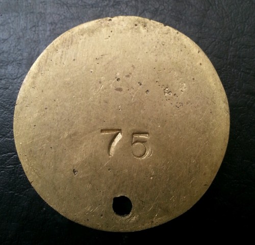 PAKISTAN ALLIED BANK OF PAKISTAN BANK TOKEN PESHAWAR 24.35 GRAMS 37.35 MM! - Picture 2 of 2