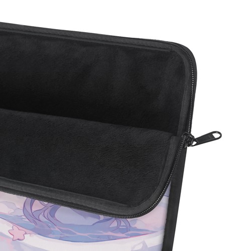 Kawaii Purple Girl Laptop Sleeve 13" 15", Cute Laptop Sleeve MacBook Sleeve - Picture 12 of 15