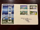 United Kingdom 1968 - British Bridges GPO FDC with stamps set Bridge Kent