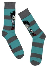 New  Men’s MY HERO ACADEMIA CREW SOCKS Bioworld BRAND
