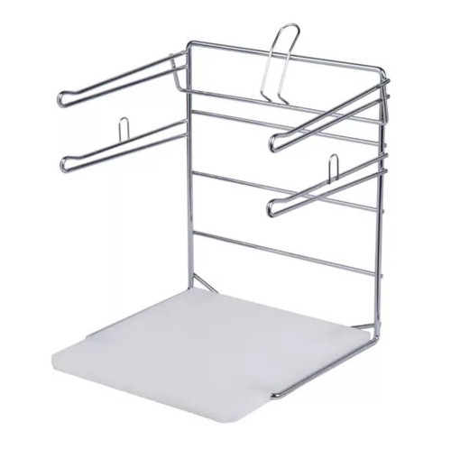 (2 RACK) T-Shirt borsa per la spesa scaffale supporto negozio dispenser sacchetto per generi alimentari - Foto 5 di 6