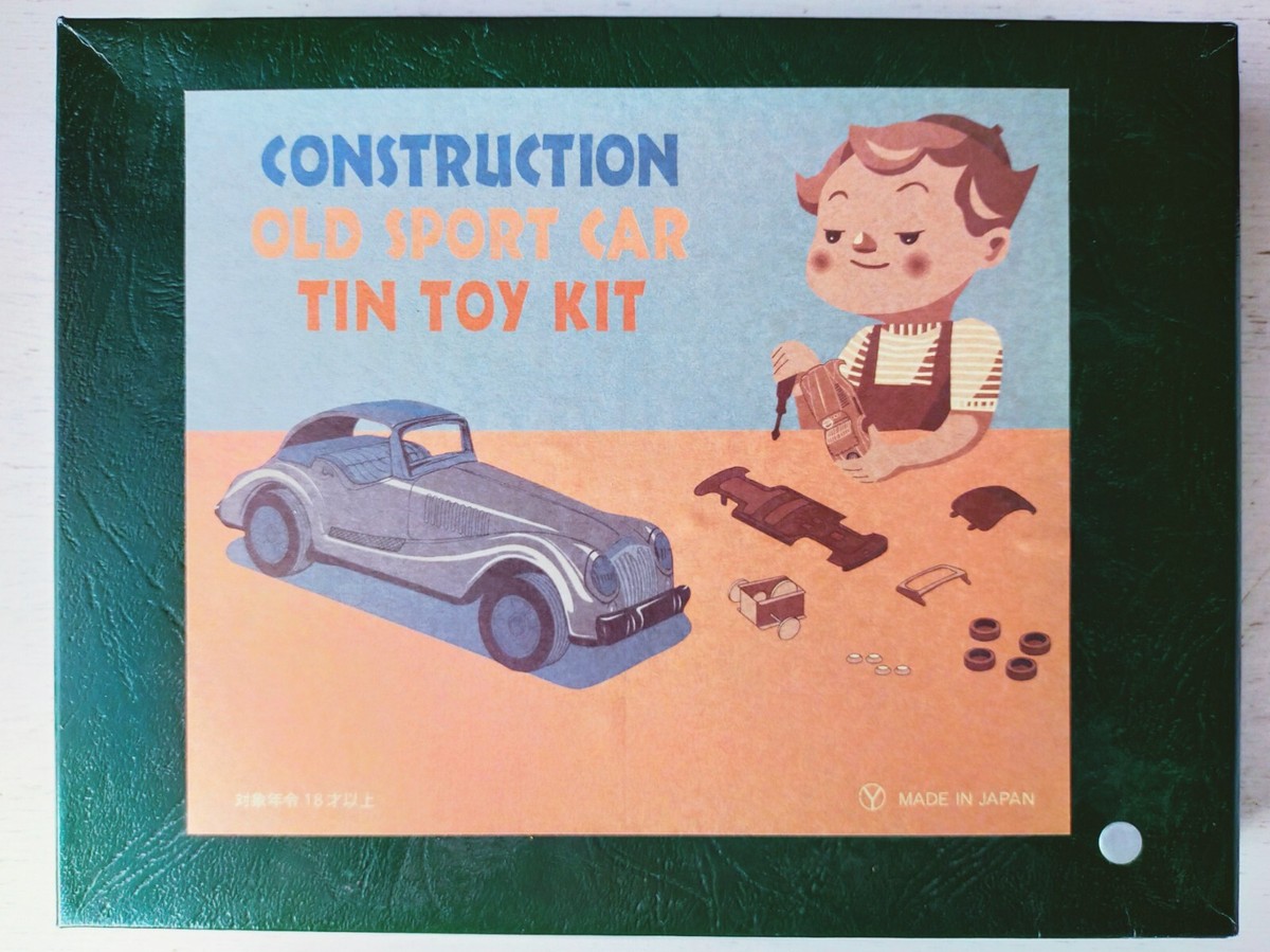 Morris Garages Vintage Tin Toy Sport Car Construction Kit