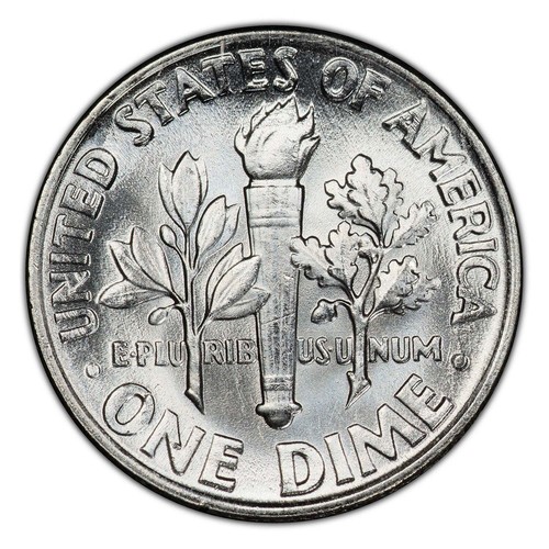 1961-P Roosevelt Silver Dime Mint State Condition - Picture 3 of 3