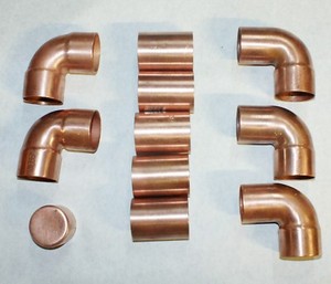 1//2/" Copper Female Adapter Sweat Solder Joint C x FIP Bag of 25