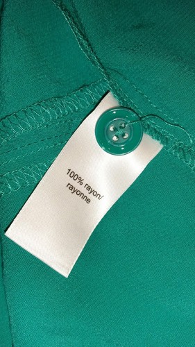 MAURICES Women's Size S NWT New Teal Open Front Cardigan Top Dressy Shirt - Picture 6 of 7