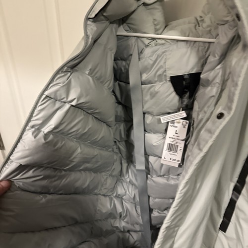 BRAND NEW MENS LARGE ADIDAS MYSHELTER COLD.RDY JACKET WONDER SILVER $360 Retail - Picture 7 of 16