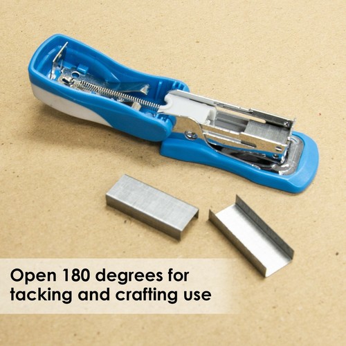 Mini Cushion Grip Standard Stapler (26/6) With 500 Ct Staples New Random Colors - Picture 10 of 12