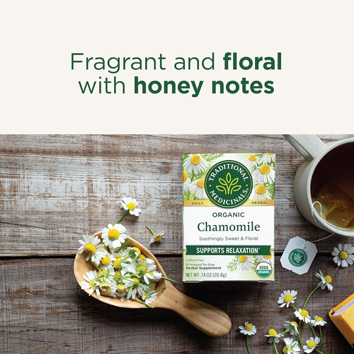 Tea, Organic Chamomile, Calming, Calms Your Nerves, Supports Healthy Digestion, - Picture 3 of 8