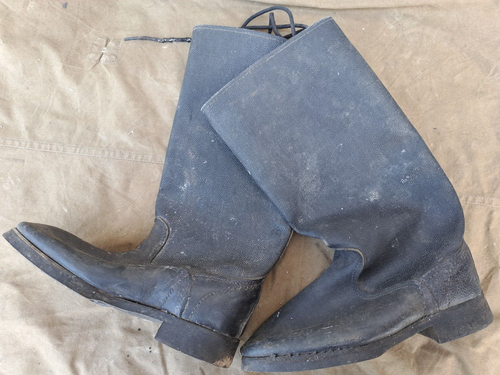 Botas de campo de lona soviéticas rusas talla 40 Ш ancho (255) US7 nuevas - Imagen 2 de 10