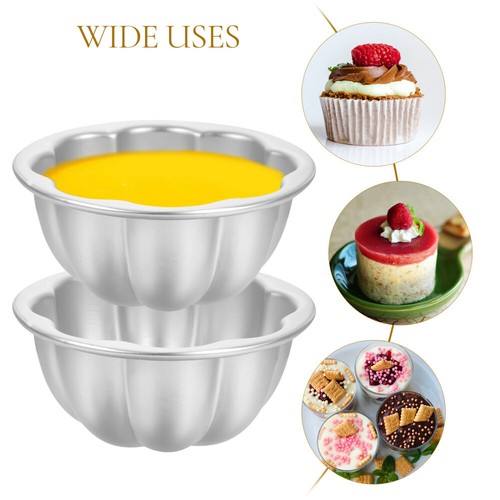 6 piezas mini moldes para pasteles pequeños moldes de postre de metal tazas individuales para hornear utensilios para hornear - Imagen 8 de 12
