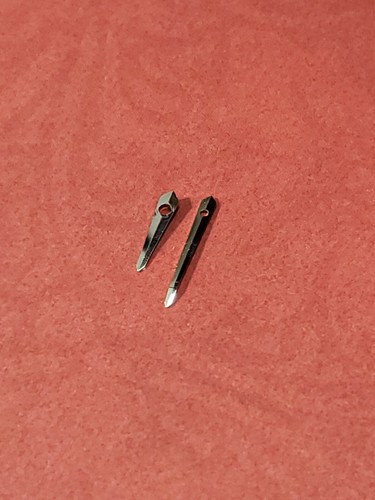 Juego de agujas de lanza plateadas Accutron 214, 218 y 219 genuinas de fábrica nuevas - Imagen 12 de 12