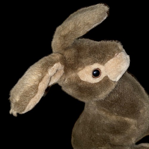 Ikea Vintage Retired Brown Plush Cuddly Soft Childs Toy Bunny Rabbit Hare 32cm - Picture 3 of 24