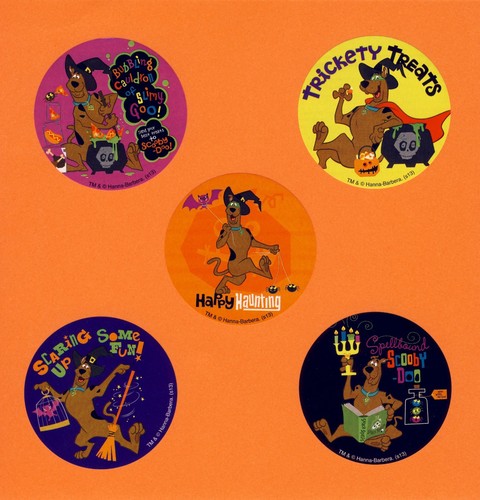 10 Scooby Doo Halloween - Large Stickers - Party Favors - Dog