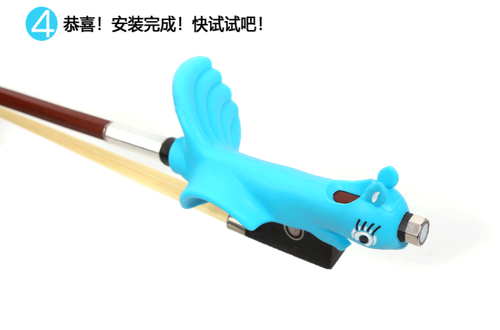 1 Stück Geigenbogen Griffpartner für 1/8 Größe bis 4/4 Größe Bogen Eichhörnchenform grün - Bild 11 von 11