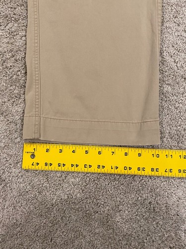 Polo 67 Chino Flat Front Pants Men's Size 36x31 Beige (4-13) - Picture 9 of 11