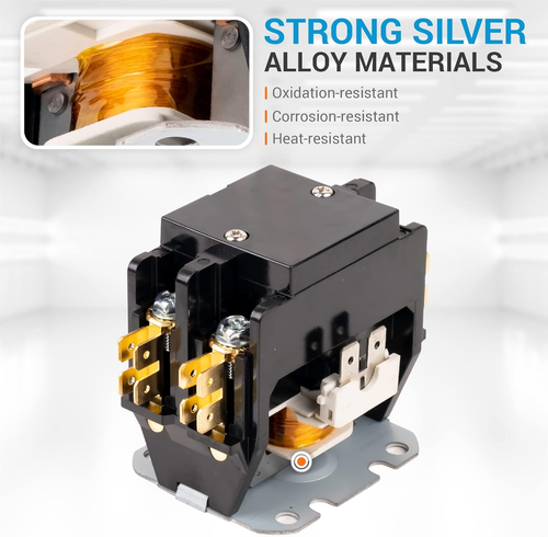 Ultra Durable 2 Pole Contactor 30 Amp 120VAC Coil by Bluestars - Picture 5 of 12