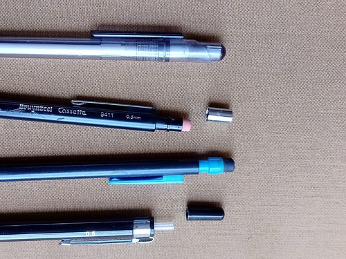 LOT 4 Mechanical pencils One Made In Japan - Picture 4 of 9